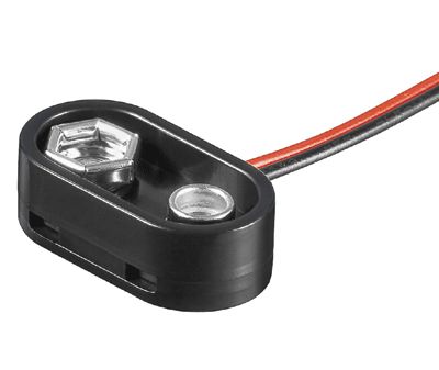 Batterikontakt T-modell 6F22/6LR61/PP3