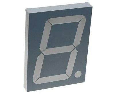 LED-display 7-segment 100mm 8,5-9,5mcd CA röd (KW1-4003ASA)