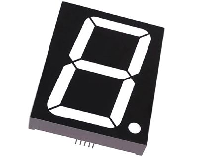 7-segmentsdisplay 100mm 64-96mcd CA röd (LD-S400HR-C)