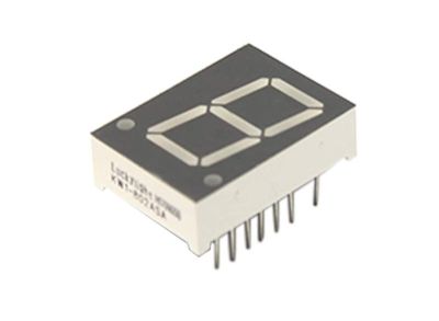 7-segmentsdisplay 10 mm CA röd