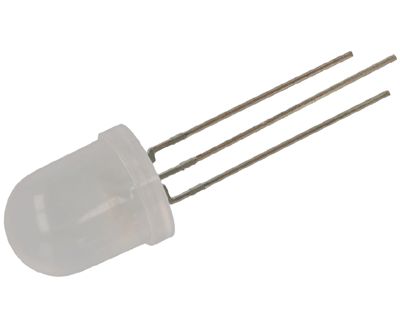 LED 10mm tvåfärgad 36-80mcd/18-50mcd röd/grön (L-819EGW)