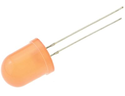 LED 10mm blinkande 3-5Vdc 220-330mcd orange (OSO5JSA134A)