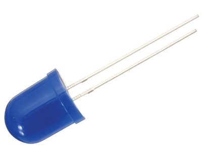 LED 10mm blinkande 3-5Vdc 220-330mcd blå (OSB4YSA134A)