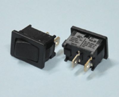 Vippströmbrytare 10A 1xON-OFF svart