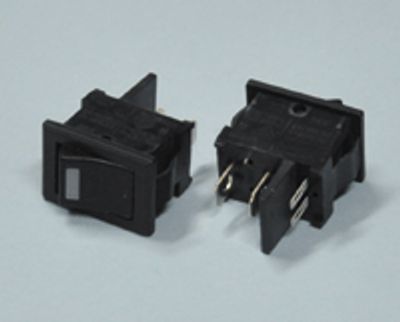 Vippströmbrytare med LED-lampa 6A 1xON-OFF grön