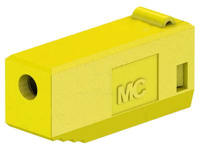 Bananplugg 2mm gul