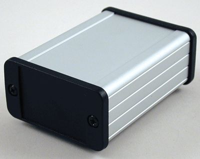 Aluminiumhölje IP65 89,4x63x35mm grå