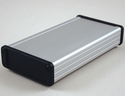 Aluminiumhölje IP65 171,2x87x31,5mm grå