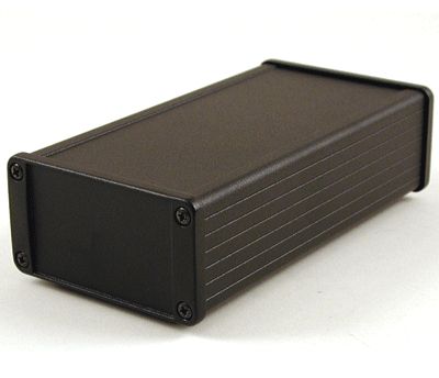 Aluminiumhölje IP65 169,7x87x47,1mm svart