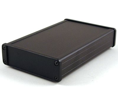 Aluminiumhölje IP65 171,2x107x35mm svart