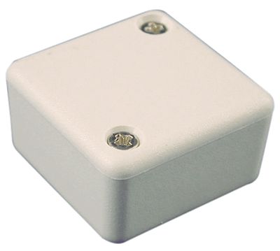 Plastfodral 35x35x20mm grå