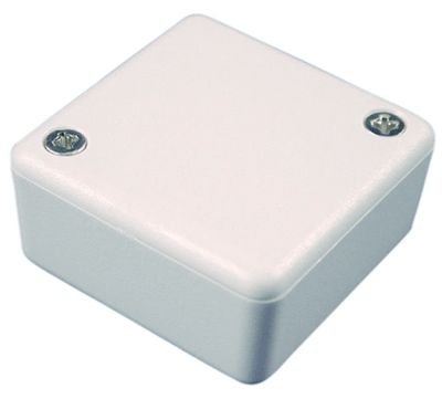 Plastlåda 40x40x20mm grå