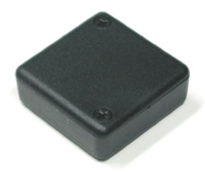 Plastlåda 40x40x15mm svart