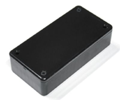 Plastlåda 100x50x25mm svart