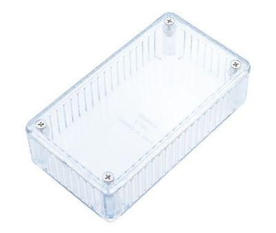 Plastfodral 112x62x31mm klar/genomskinlig (1591BTCL)