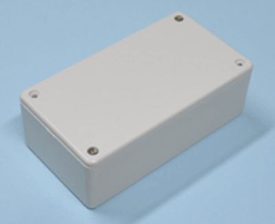 Plastfodral 120x65x40mm grå