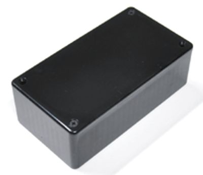 Plastfodral 120x65x40mm svart