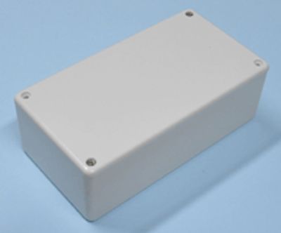 Plastlåda 150x80x50mm grå