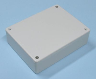 Plastfodral 121x94x34mm grå