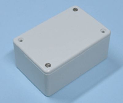 Plastfodral 85x56x39mm grå