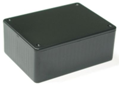 Plastfodral 110x82x44mm svart