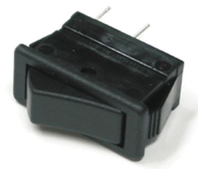 Vippströmbrytare 16A 1xON-OFF, svart