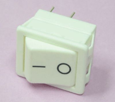 Vippströmbrytare 10A 2xON-OFF, vit *