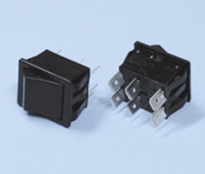 Vippströmbrytare 16A 2xON-ON svart