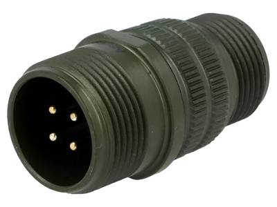 MS-förlängningskontakt 4-polig hane (MIL-C-5015)