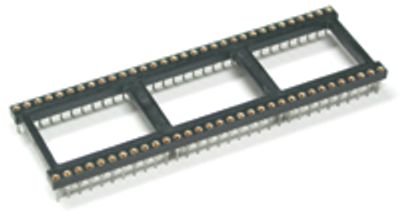 IC-sockel förgylld 64-polig