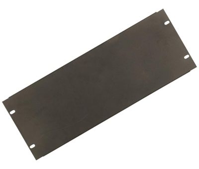 Tom frontpanel 19" 4U svart