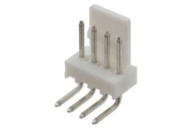 Kontaktstift för kretskort KK-serie 4-polig vinklad