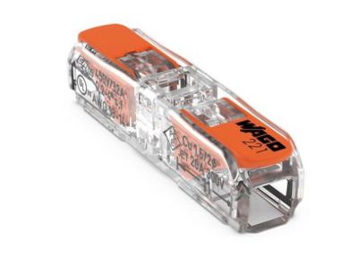 Kopplingsplint 2-delad fjäderanslutning 0,2-2,5mm² (221-2411)