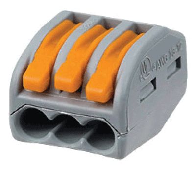 Kopplingskontakt 3-delad fjäderanslutning (DG223-4.61-03P-11-00AH / 222-413)