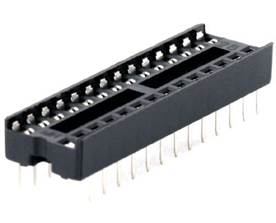 IC-fjäderkontakt 28-polig smal