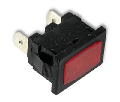 Glödlampstillbehör 230Vac röd Glödlampstillbehör 230Vac röd