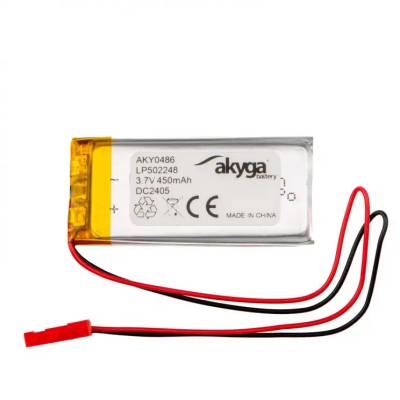 Li-Po-batteri 3,7V 450mAh Li-Po-batteri 3,7V 450mAh
