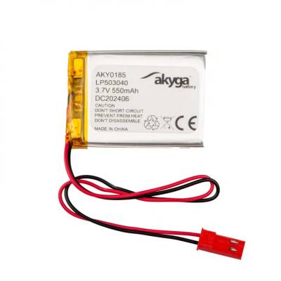 Li-Po-batteri 3,7V 550mAh Li-Po-batteri 3,7V 550mAh