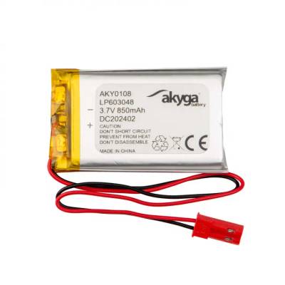 Li-Po-batteri 3,7V 850mAh Li-Po-batteri 3,7V 850mAh