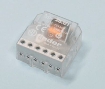 Impulsrelä 2xON-OFF 48Vac 10A