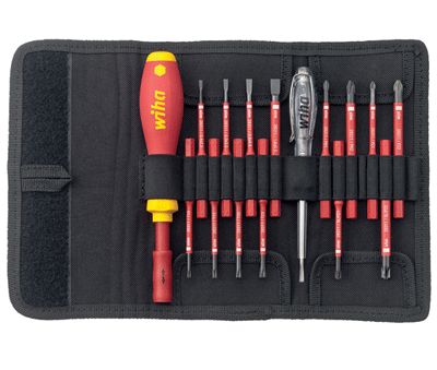 16-delars skruvmejselset med lösa spetsar 1000V