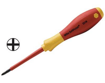 Isolerad stjärnskruvmejsel 1000V Phillips PH-0 60mm/164mm