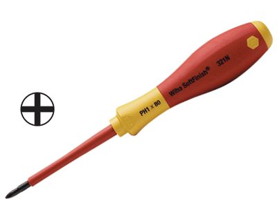 Isolerad Phillips-skruvmejsel 1000V PH-1 80mm/191mm (00847)