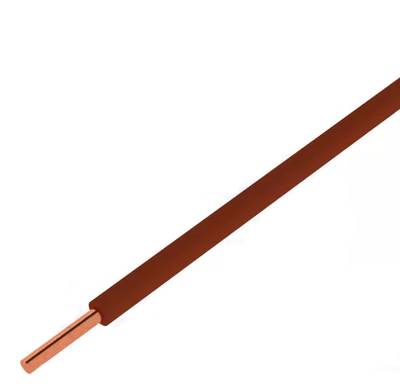 Anslutningstråd 0,5 mm brun 100 m/rulle *