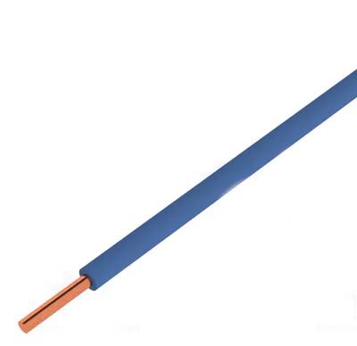 Anslutningskabel 0,5 mm blå 100 m/rulle