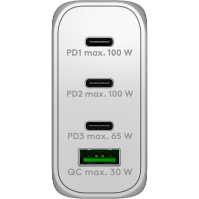 USB-C strömadapter PD 96W USB-C vit