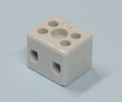 Keramisk kopplingslist 2-polig 4,0mm²