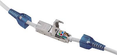 Cat6a-koppling 8/8-polig (RJ45) avskärmad STP/Cat6/Cat6a Cat6a-koppling 8/8-polig (RJ45) avskärmad STP/Cat6/Cat6a