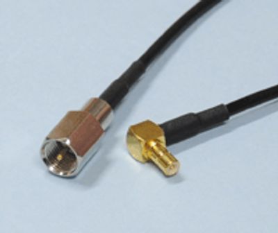 GMS-adapterkabel FME-hane/SMB-kontakt 0,3m