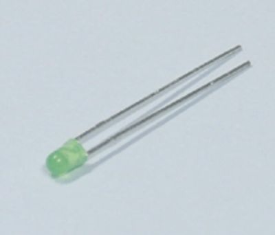 LED 3mm 12Vdc 8-20mcd grön (L-934GD-12V)